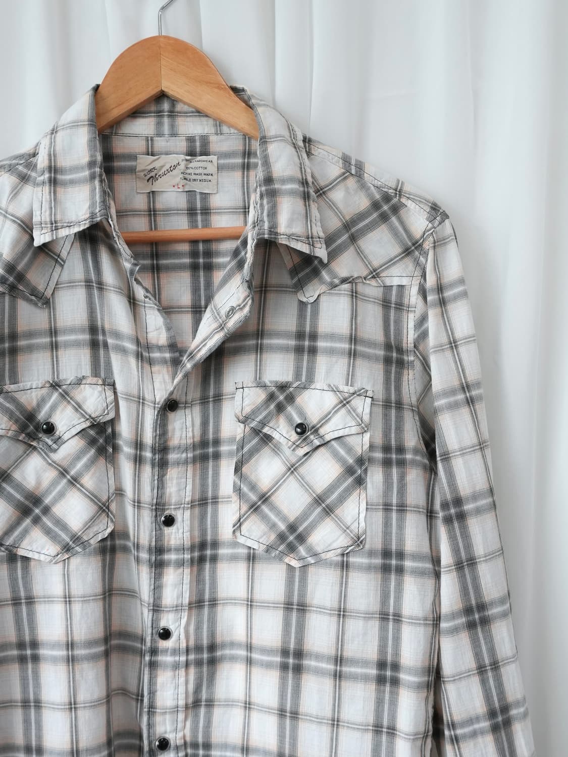 TRUXTON check western shirt 상품이미지2