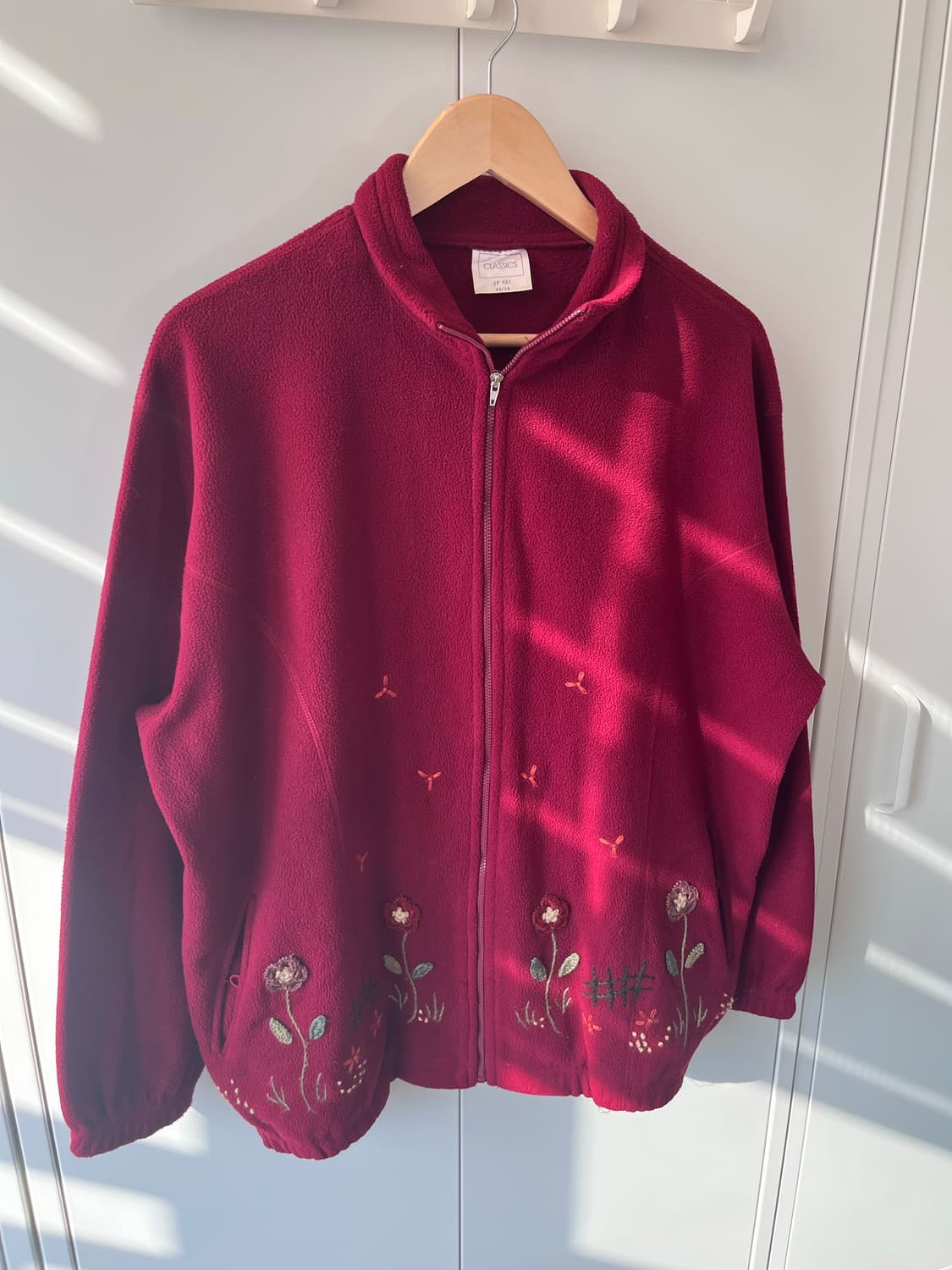 Classics 꽃 자수 플리스 집업  상품이미지5