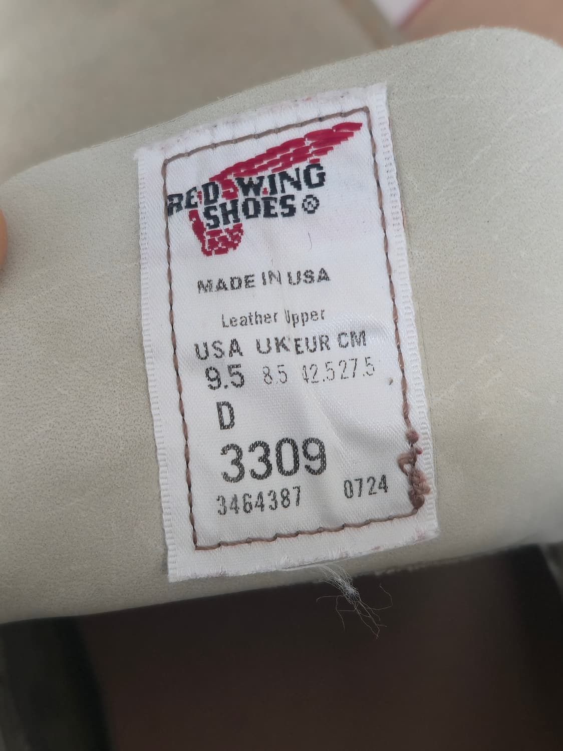 레드윙 3309 91/2 상품이미지5