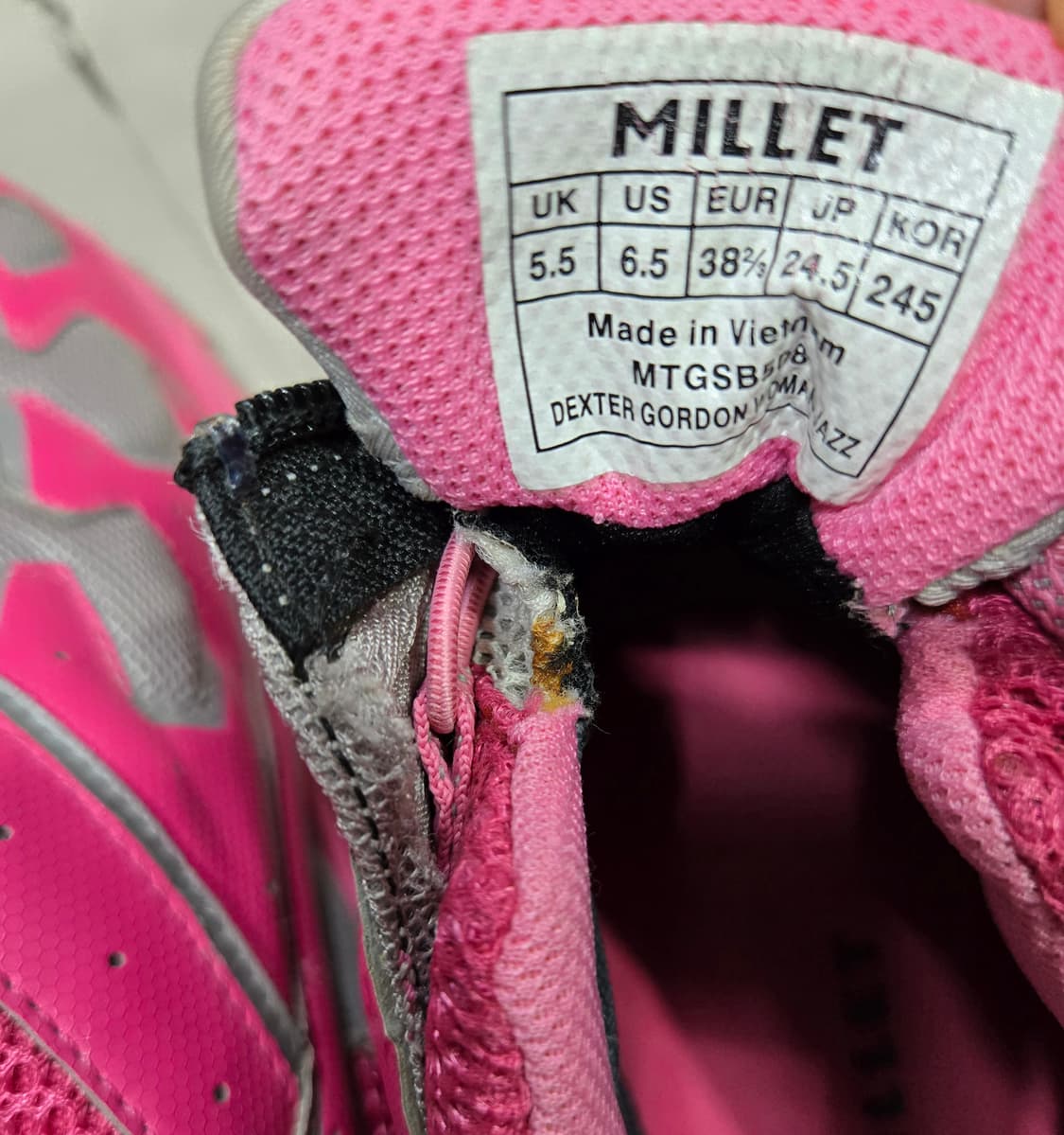 밀레 어드밴스우먼 고어텍스 중등산화 245mm 상품이미지7