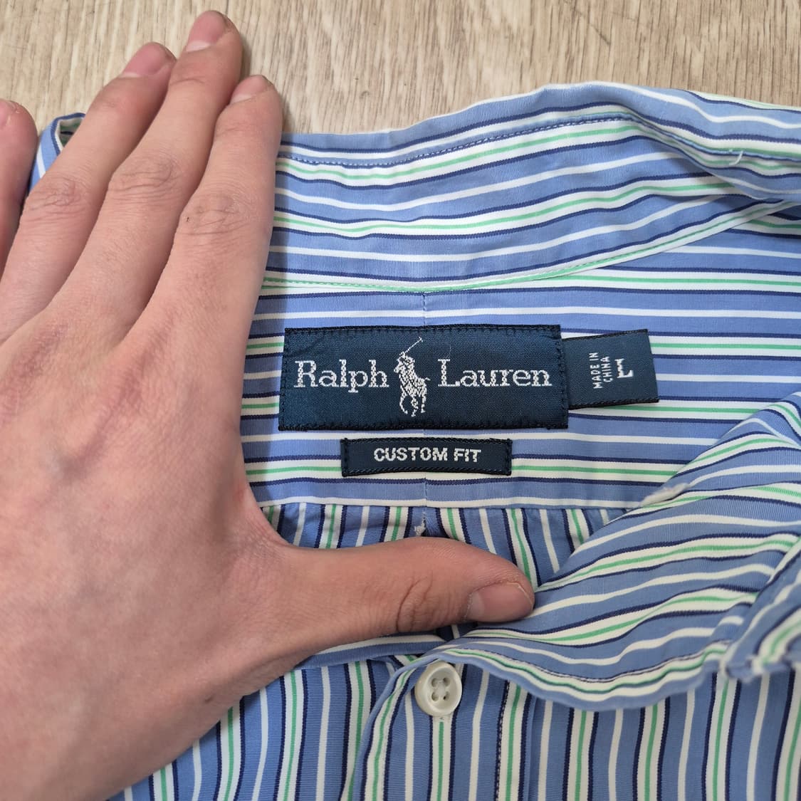 폴로 랄프로렌 남성 스트라이프 셔츠 XL(105) 상품이미지6