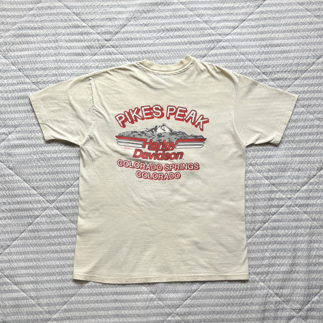 80s 빈티지 할리데이비슨 반팔 티셔츠 상품이미지2