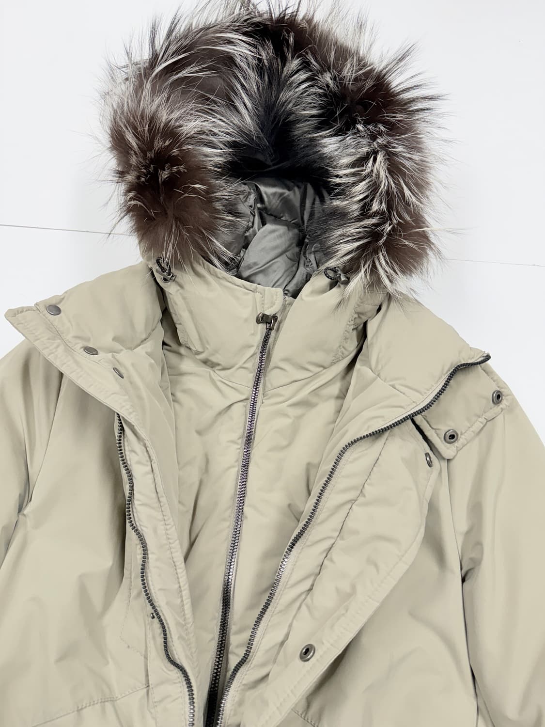 앤드지 폭스퍼 구스 맥스다운 롱패딩 상품이미지4