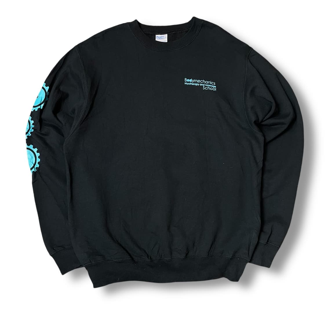 USA 블랙 기모 맨투맨 M 상품이미지1