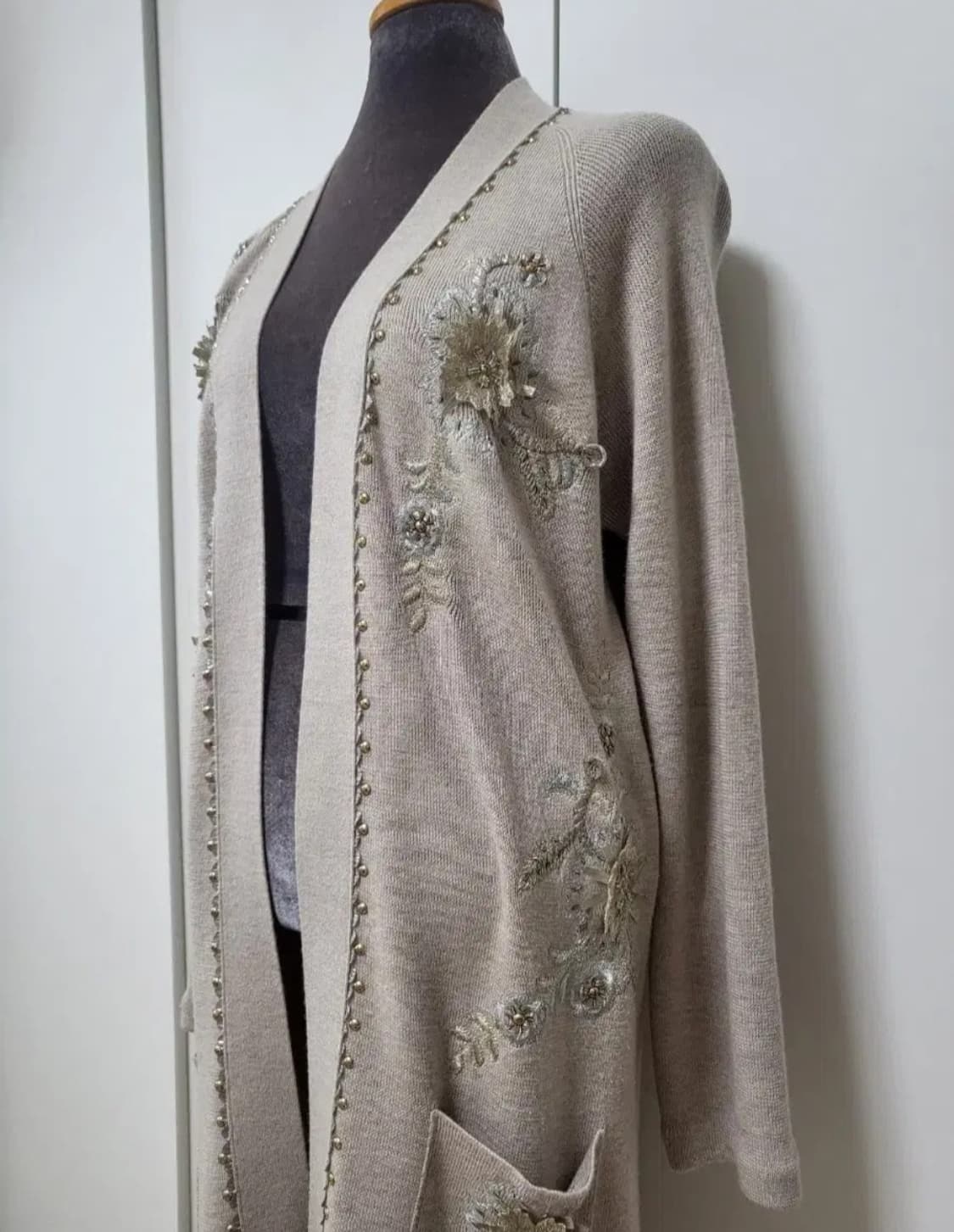 오스카 드 라 렌타 고가 롱 가디건 OSCAR DE LA RENTA 상품이미지2