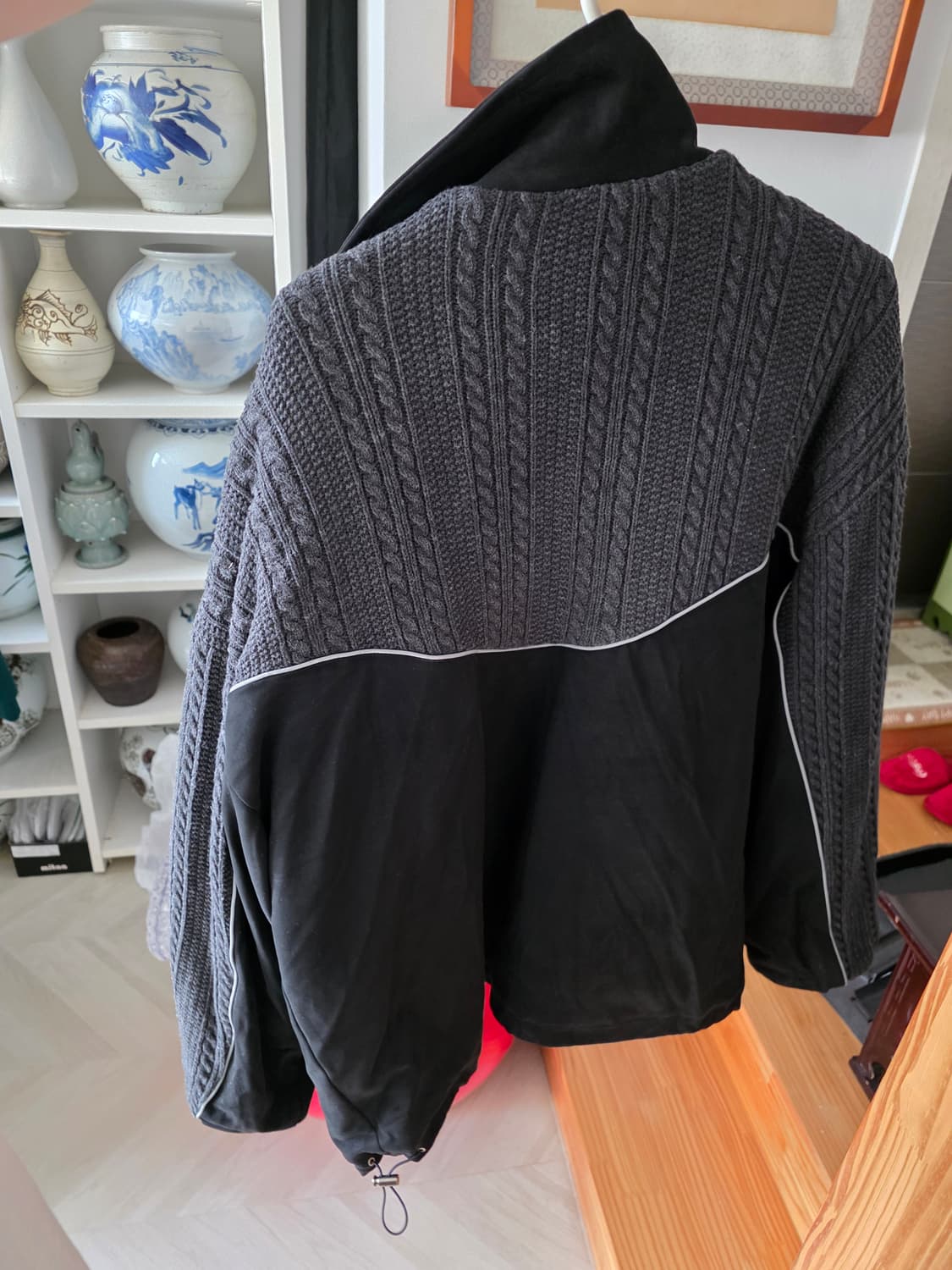 알에스에스씨(RSSC) 니트 스웨이드 바시티 자켓 M사이즈 상품이미지2