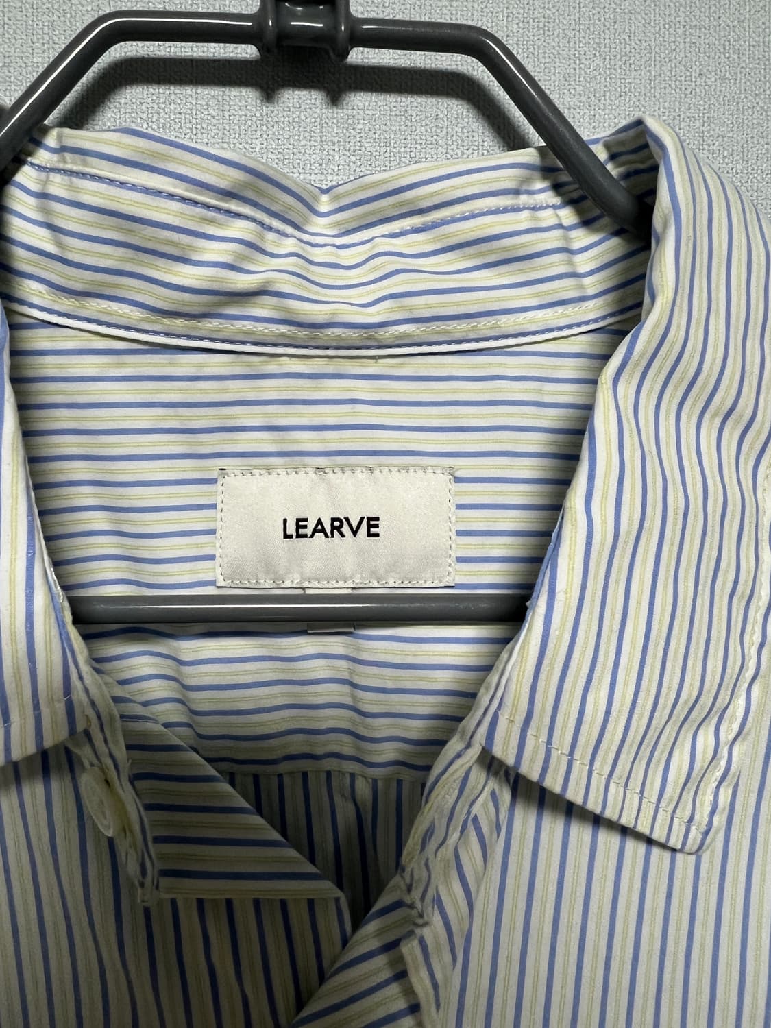 [L] 르아브 샴브레이 스트라이프 셔츠 상품이미지6