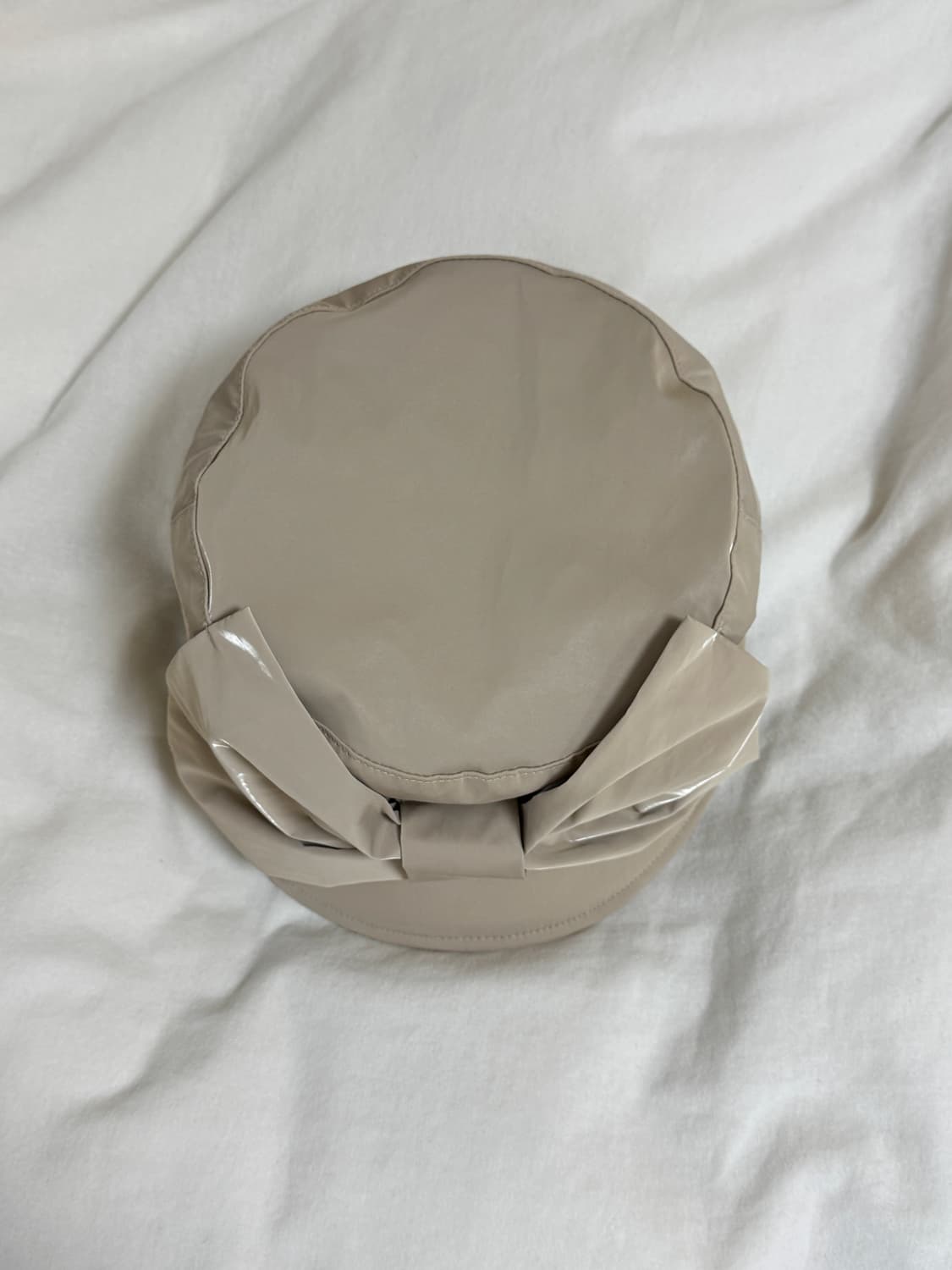 어썸니즈) BELLBOY CAP RIBBON BEIGE 상품이미지6