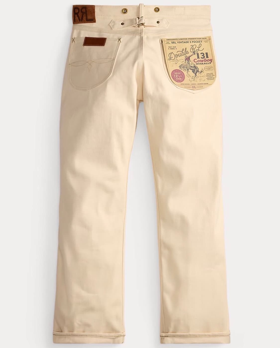 (구매글) rrl 빈티지파이브포켓 셀비지버클백 30/30 상품이미지2