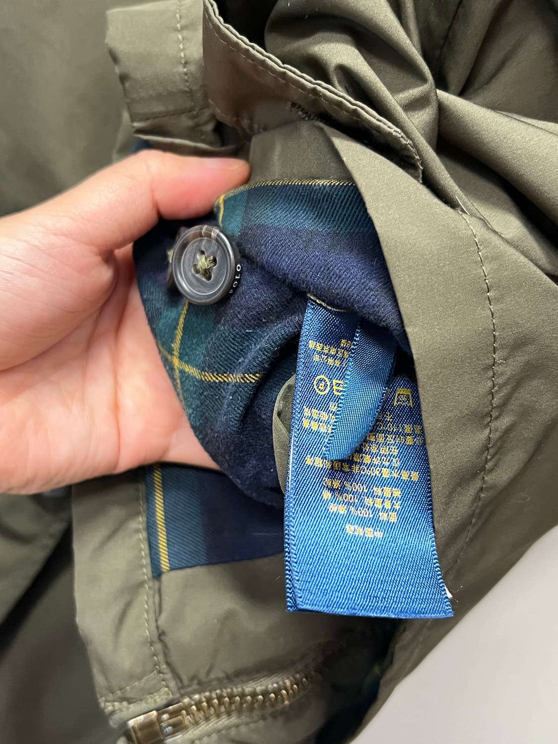 폴로랄프로렌 바라쿠타 해링턴 자켓 카키 상품이미지6