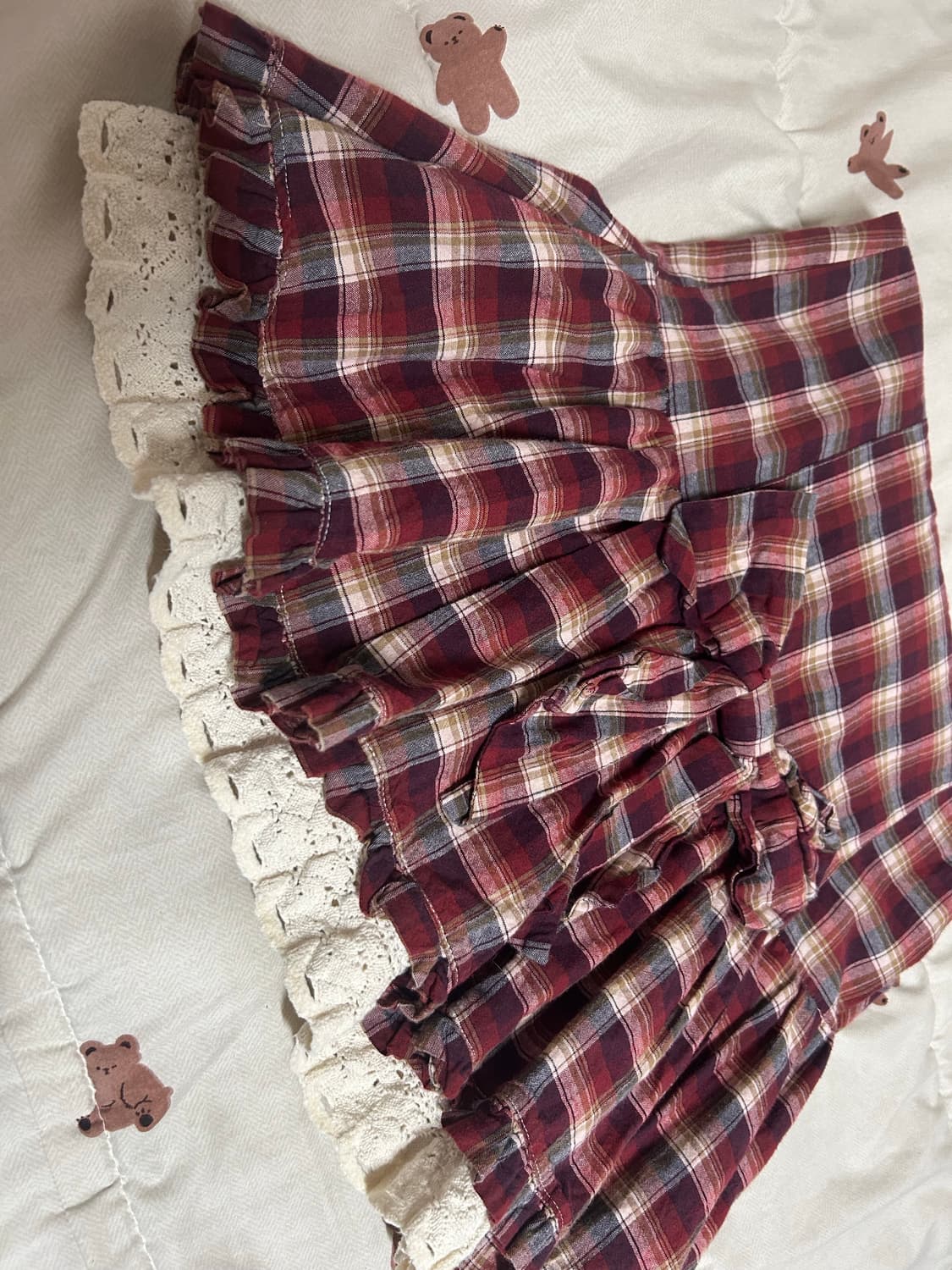 리즈리사 캐캐체깔 체크리본 원피스 대대장 핀터 고전 달천 상품이미지5