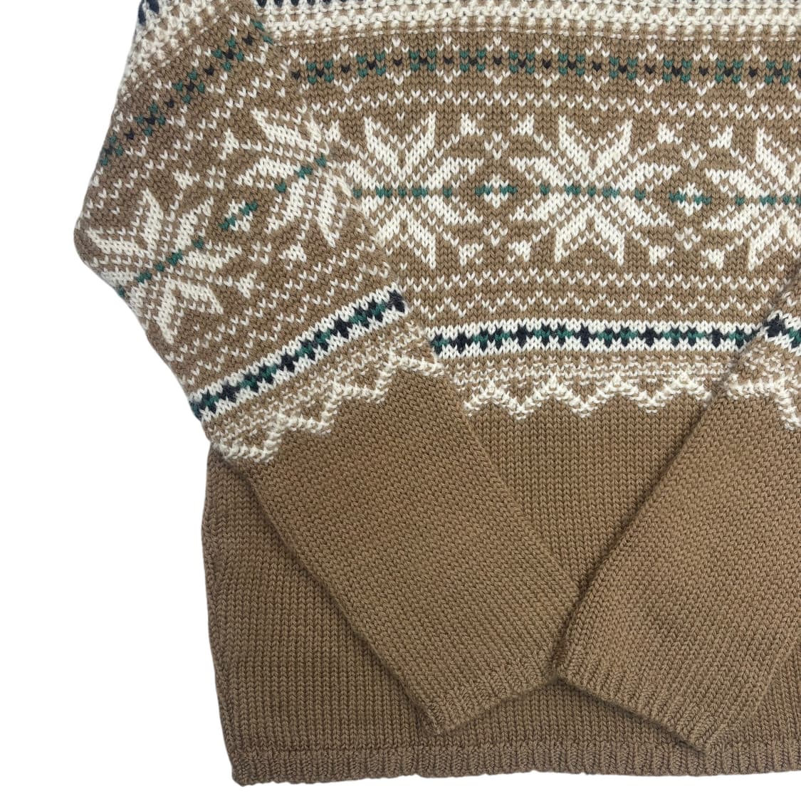 맥그리거 빈티지 노르딕 패턴 울 니트 스웨터 M 상품이미지6