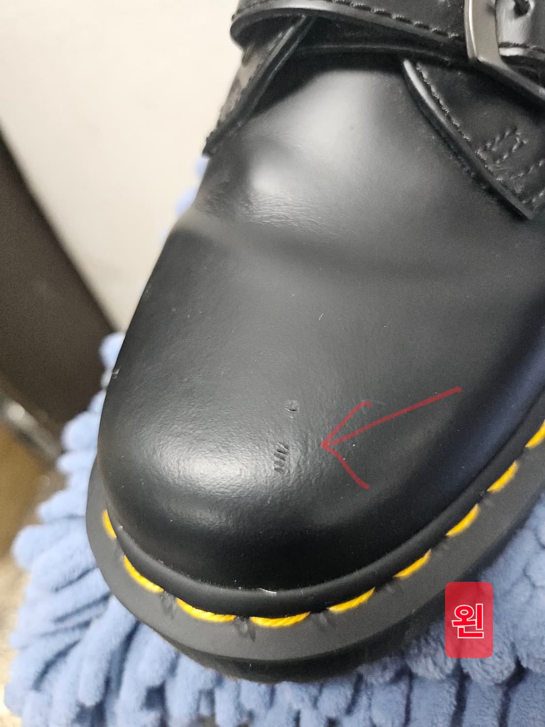 닥터마틴 버클 스트랩 플랫폼 슈즈 EU  38 상품이미지8