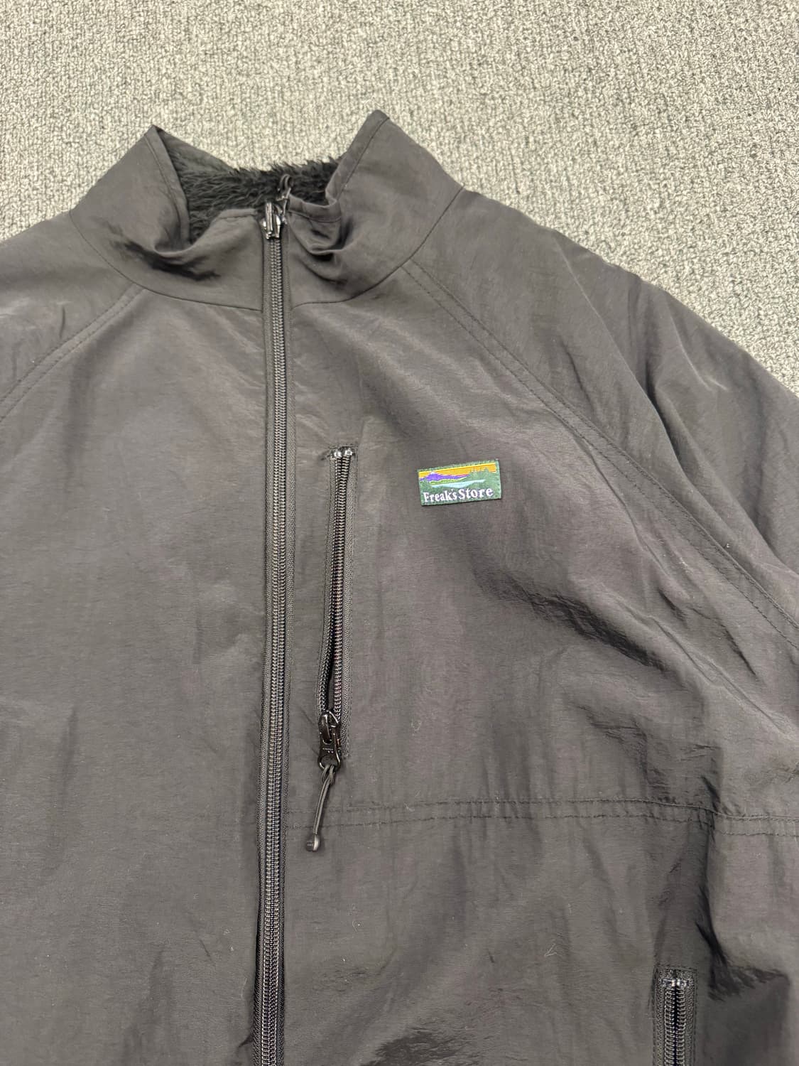 OS)프릭스 스토어 빈티지 리버시블 봄버 자켓 상품이미지4