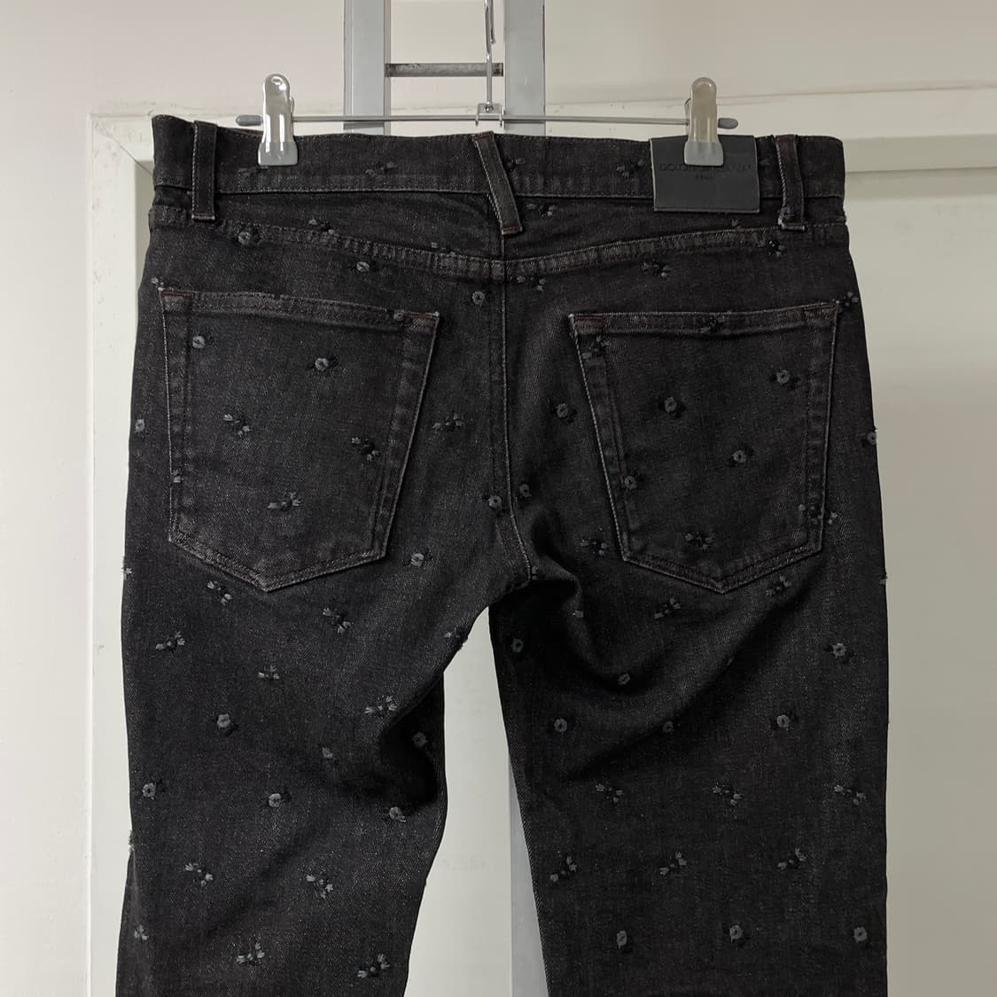 돌체앤가바나 흑청 디테일 데님 팬츠 46 상품이미지2