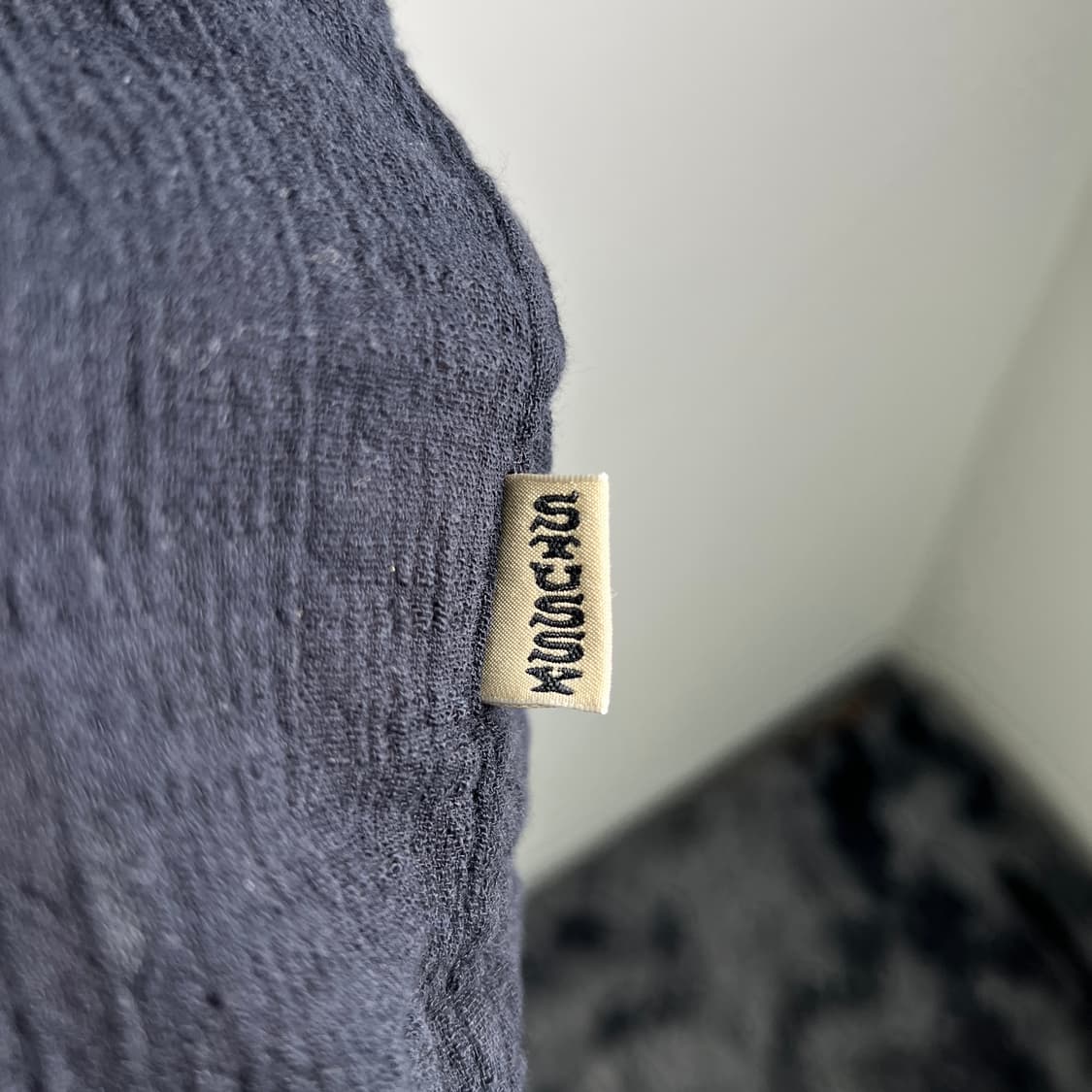 stussy 스투시 블랙 플리츠 반팔 셔츠 M 상품이미지7