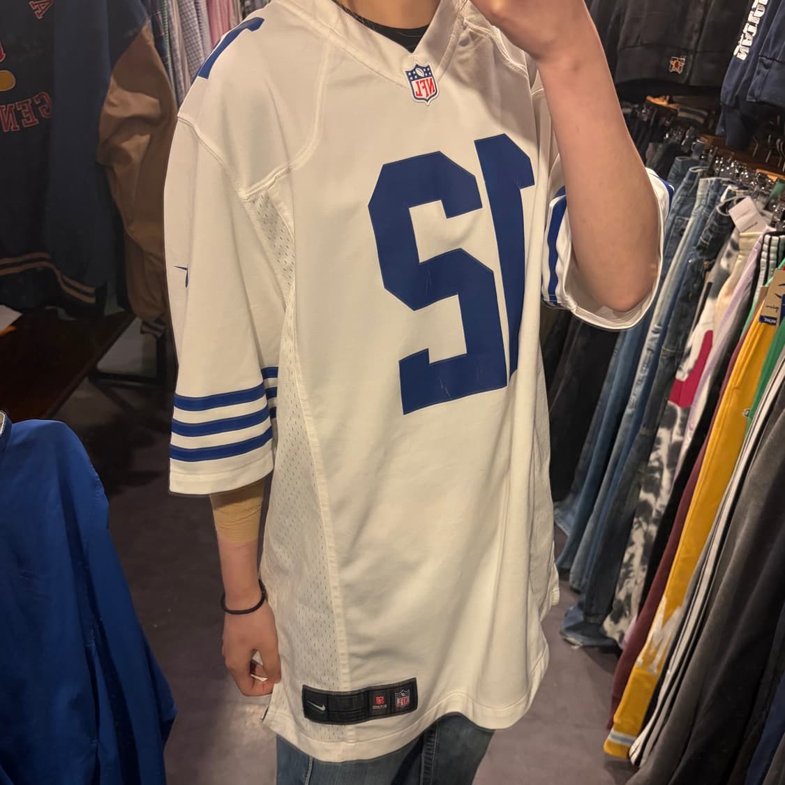[IM] NFL no.12 LUCK반팔 져지 화이트  상품이미지3