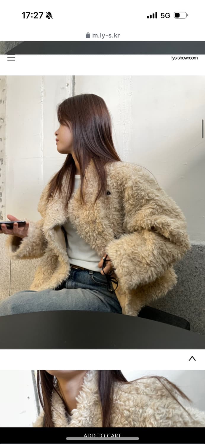 Lys 테디 퍼자켓 상품이미지2