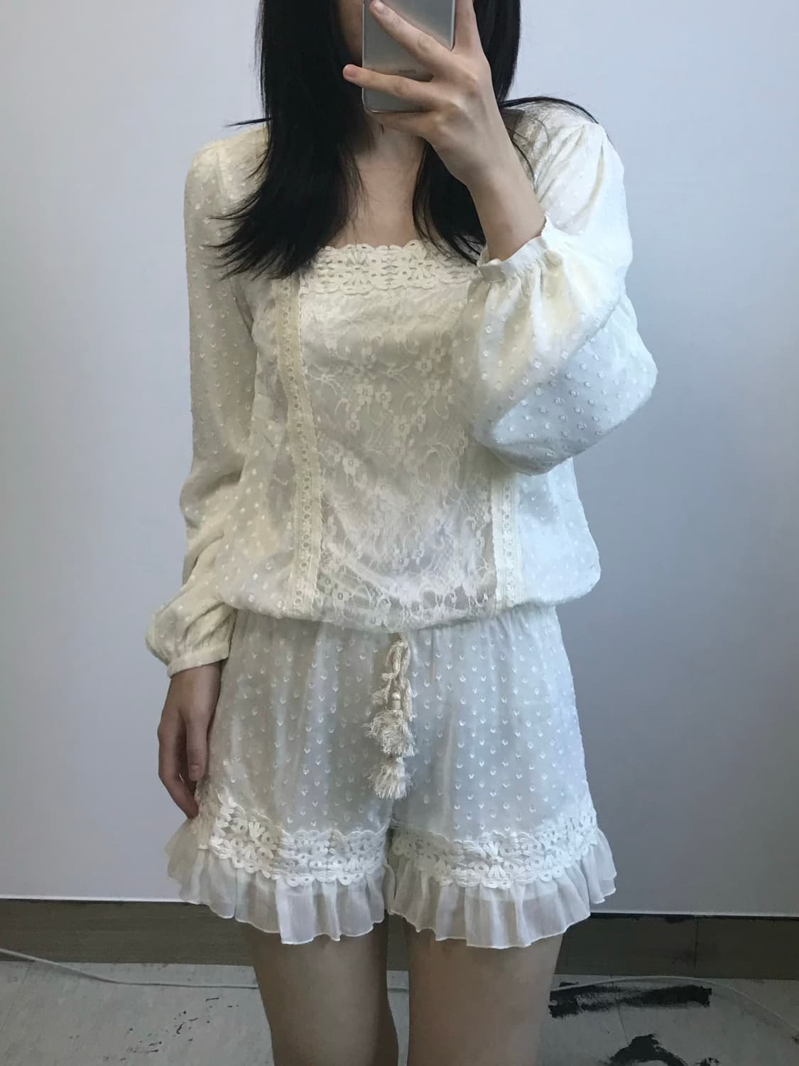 빈티지 레이스 점프수트 상품이미지1