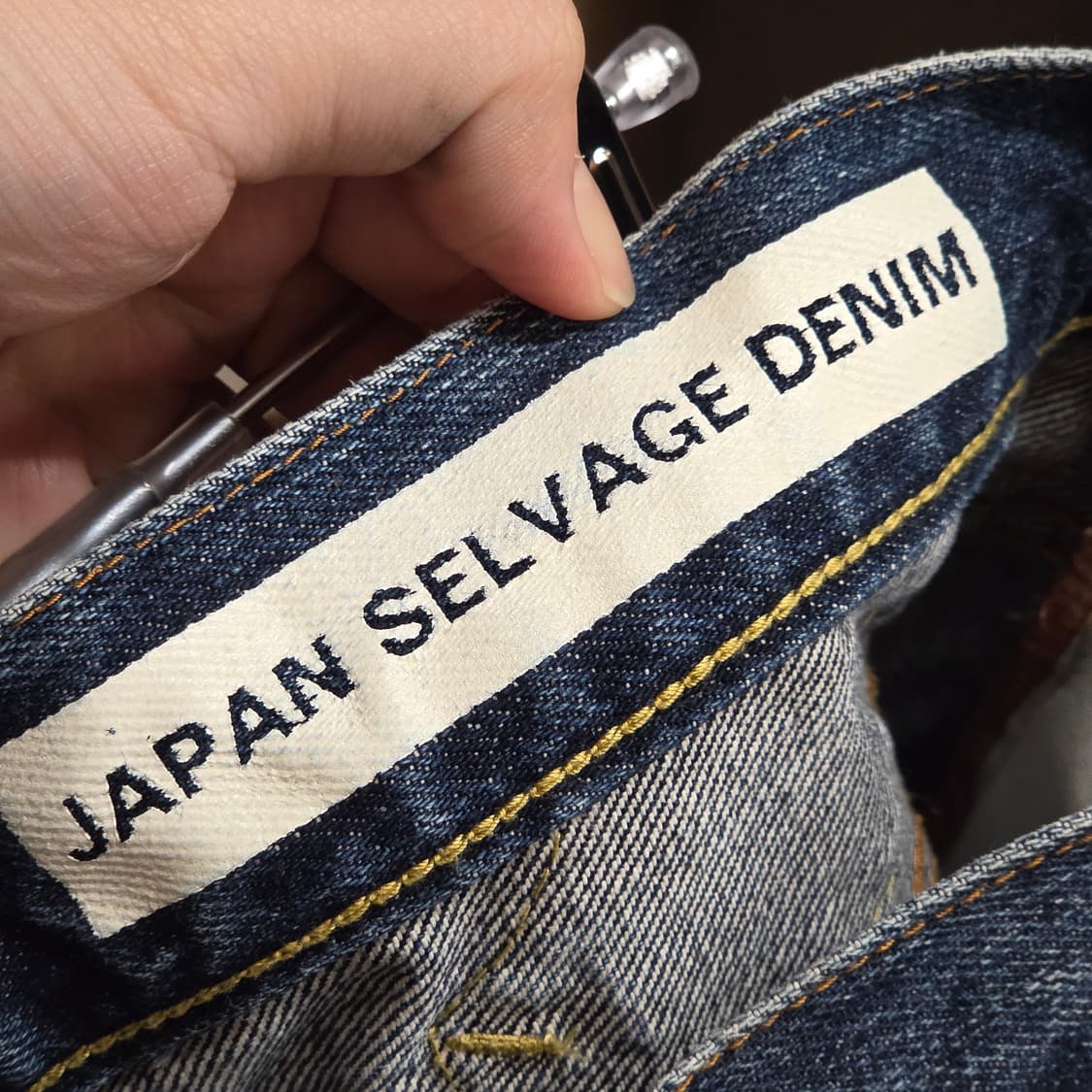 JPN 러시아워 신치백 셀비지 카프리 팬츠 상품이미지7