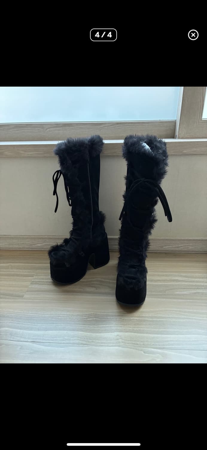 데모니아 카멜 퍼부츠 블랙 230 상품이미지2