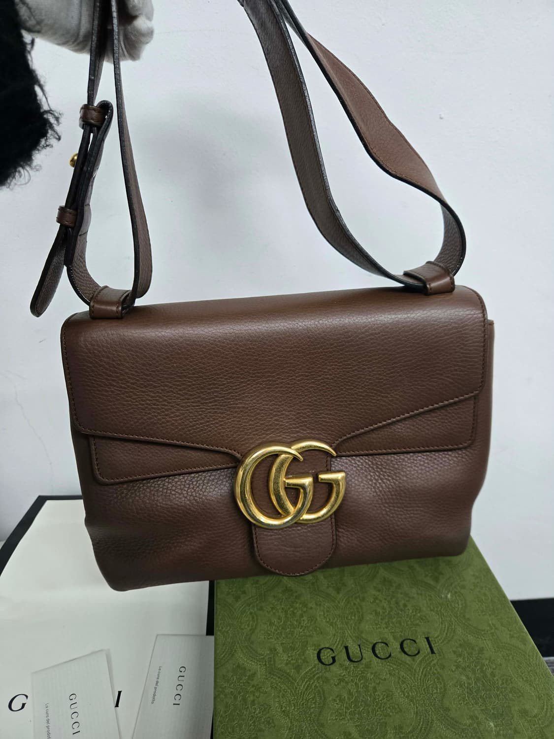 [보증서 정품] 구찌 마몬트 GG 숄더백 상품이미지7