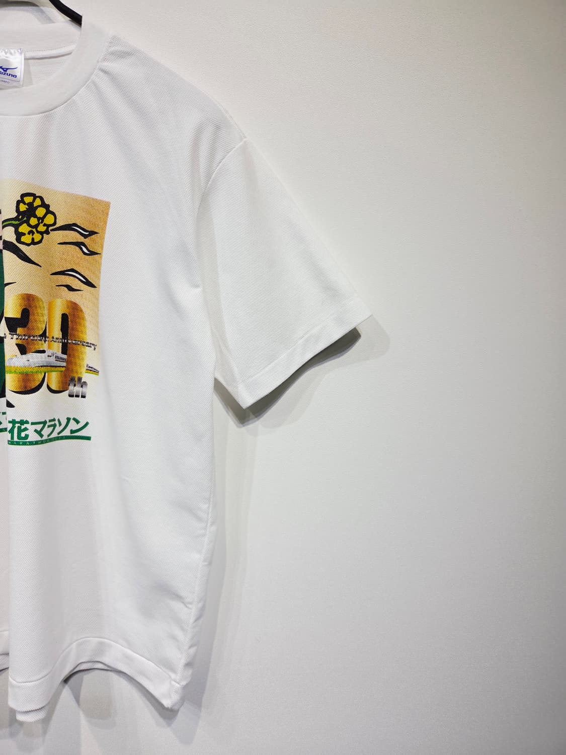 미즈노 이부스키 나노하나 마라톤 30주년 기념 화이트 티셔츠_L 상품이미지4