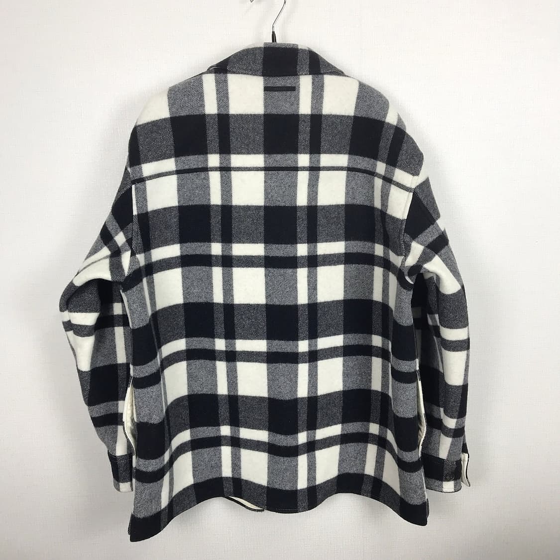 헤지스 울 체크 셔츠형 자켓 점퍼 남성115 상품이미지6