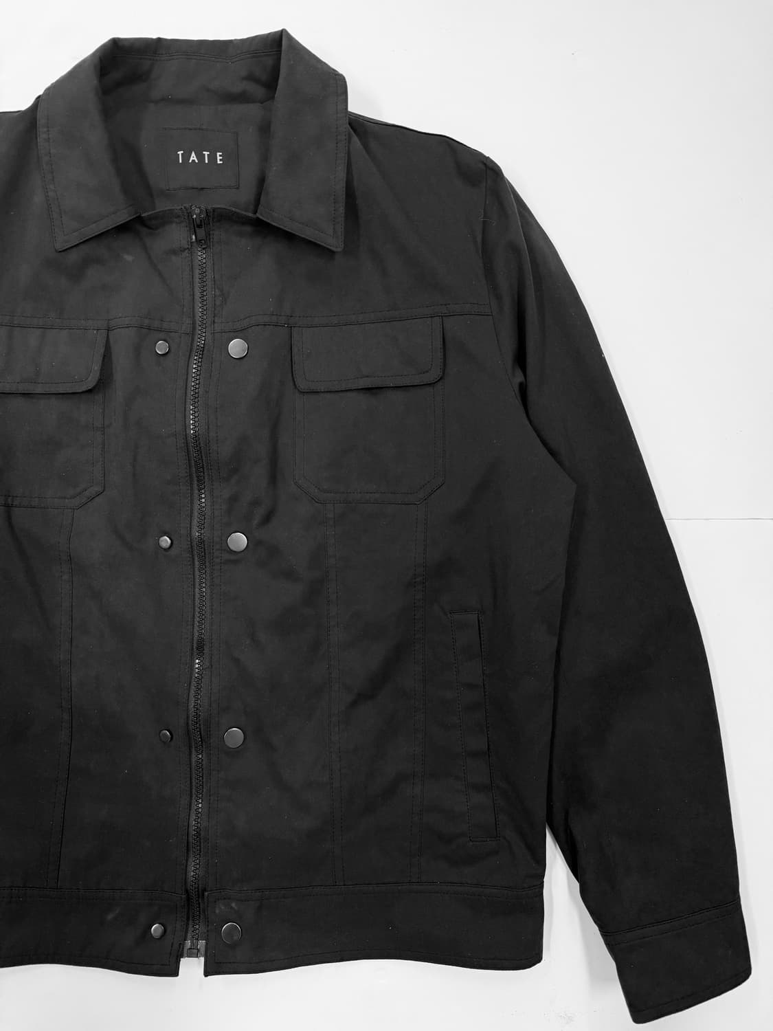 테이트 오픈카라 트러커자켓 상품이미지2