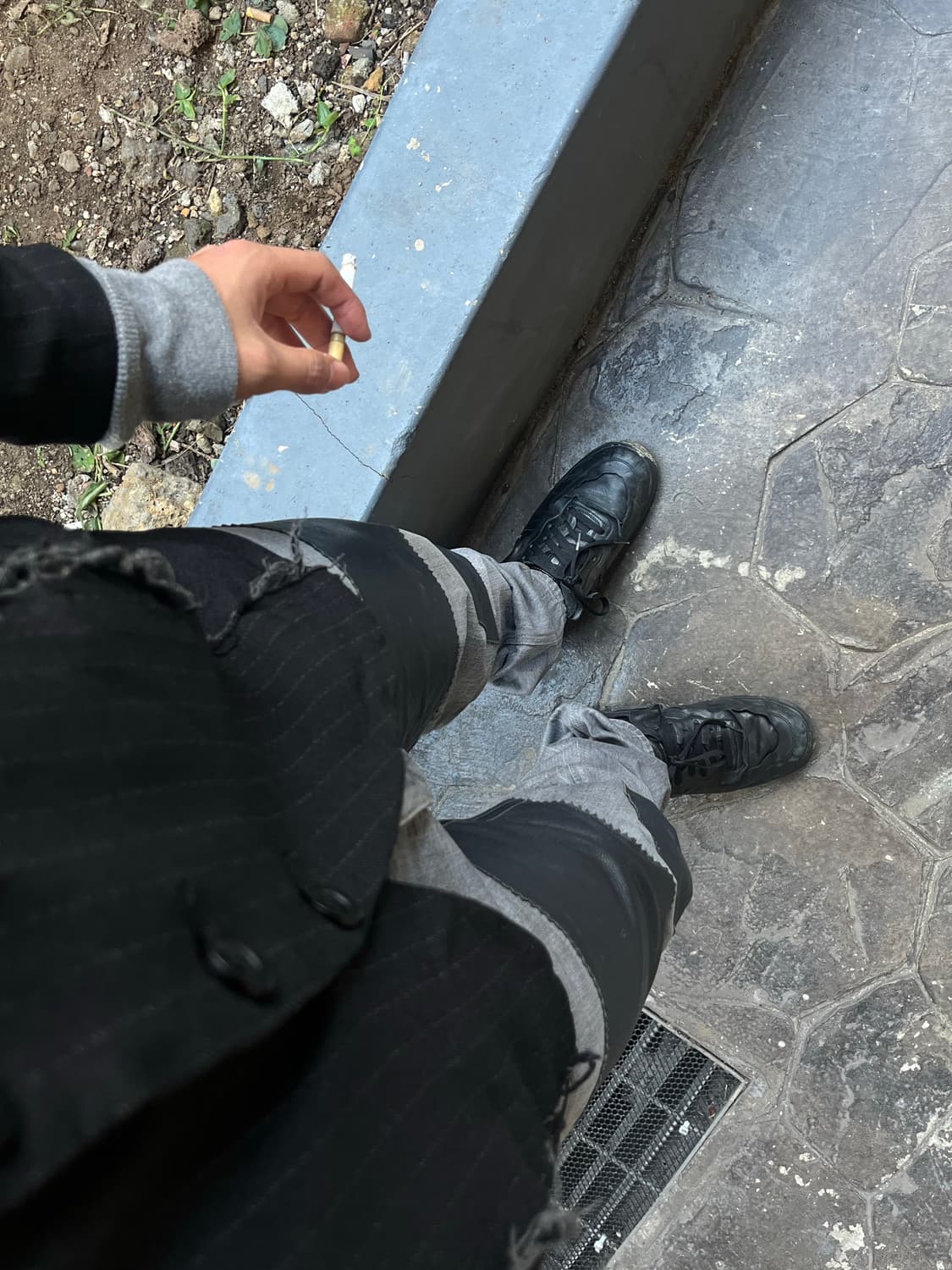 마르지엘라 레더 패치 데님 상품이미지2