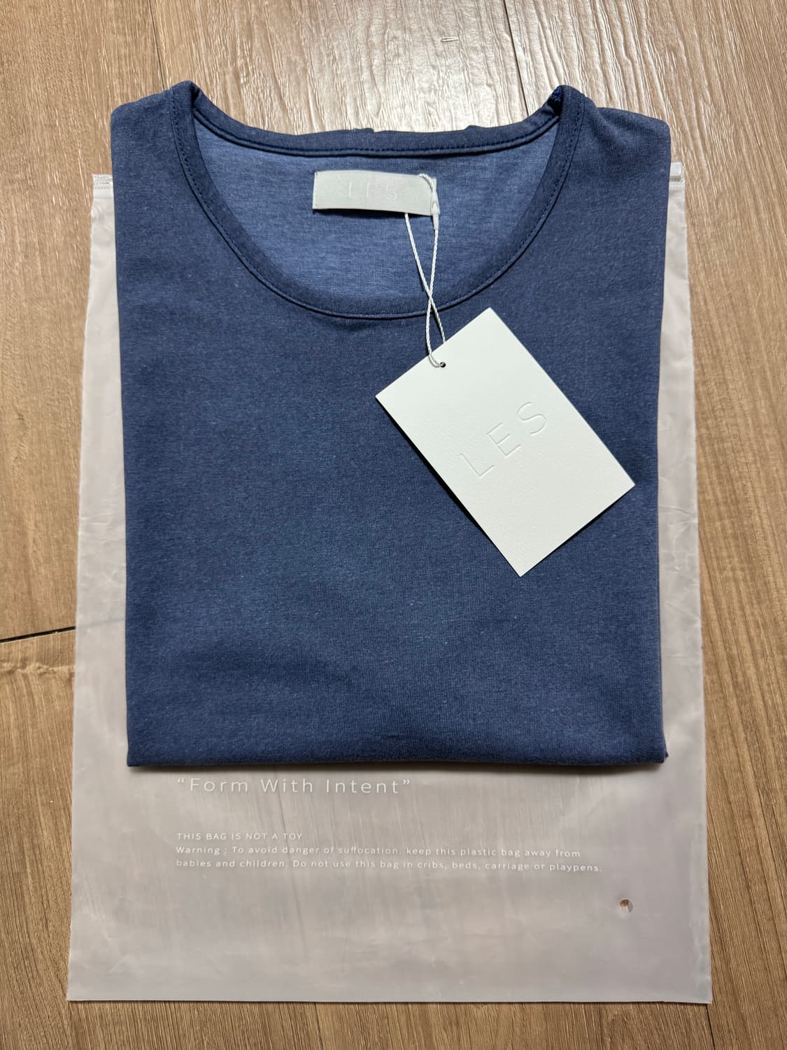 Les Brev t-shirt blue 1 사이즈 새상품 상품이미지2