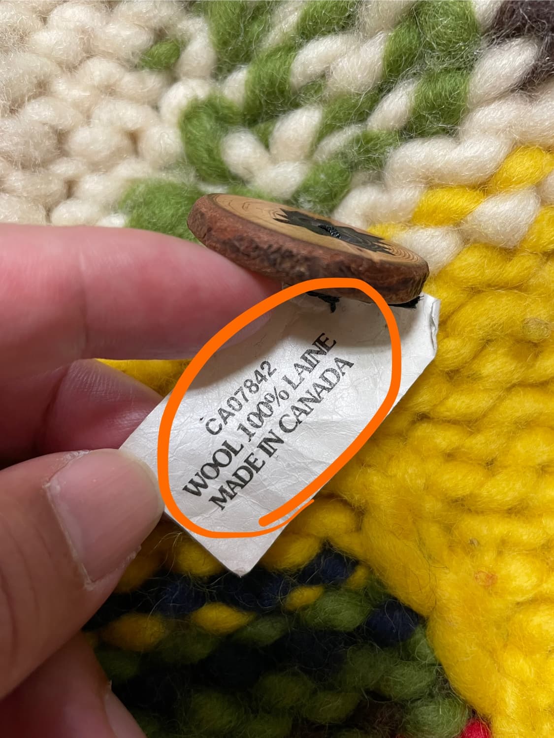 국내 유일 90s Made Canada 카나타 빈티지 코위찬 니트 스웨터 상품이미지4