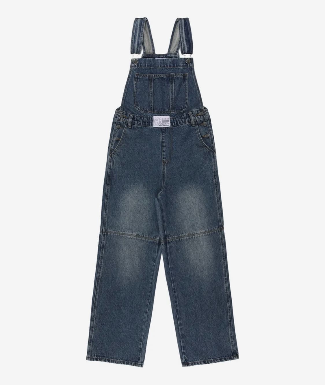 네스티팬시클럽 | 유쓰 데님 오버롤 다크 블루 상품이미지4