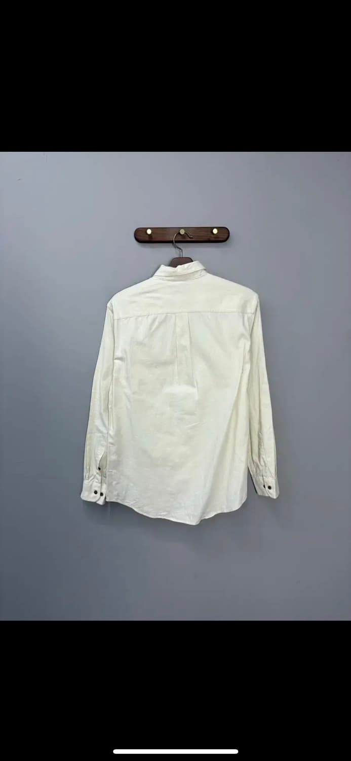 폴로랄프로렌 포니로고 클래식핏 코튼 아이보리 셔츠 H1211 상품이미지4