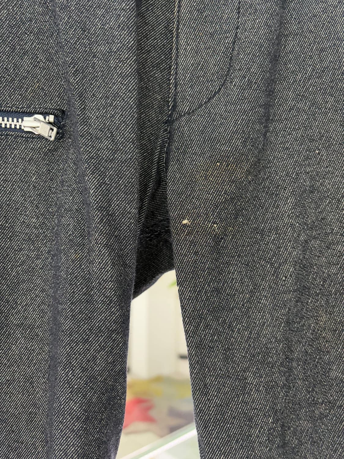 zipper back wool pants 상품이미지3