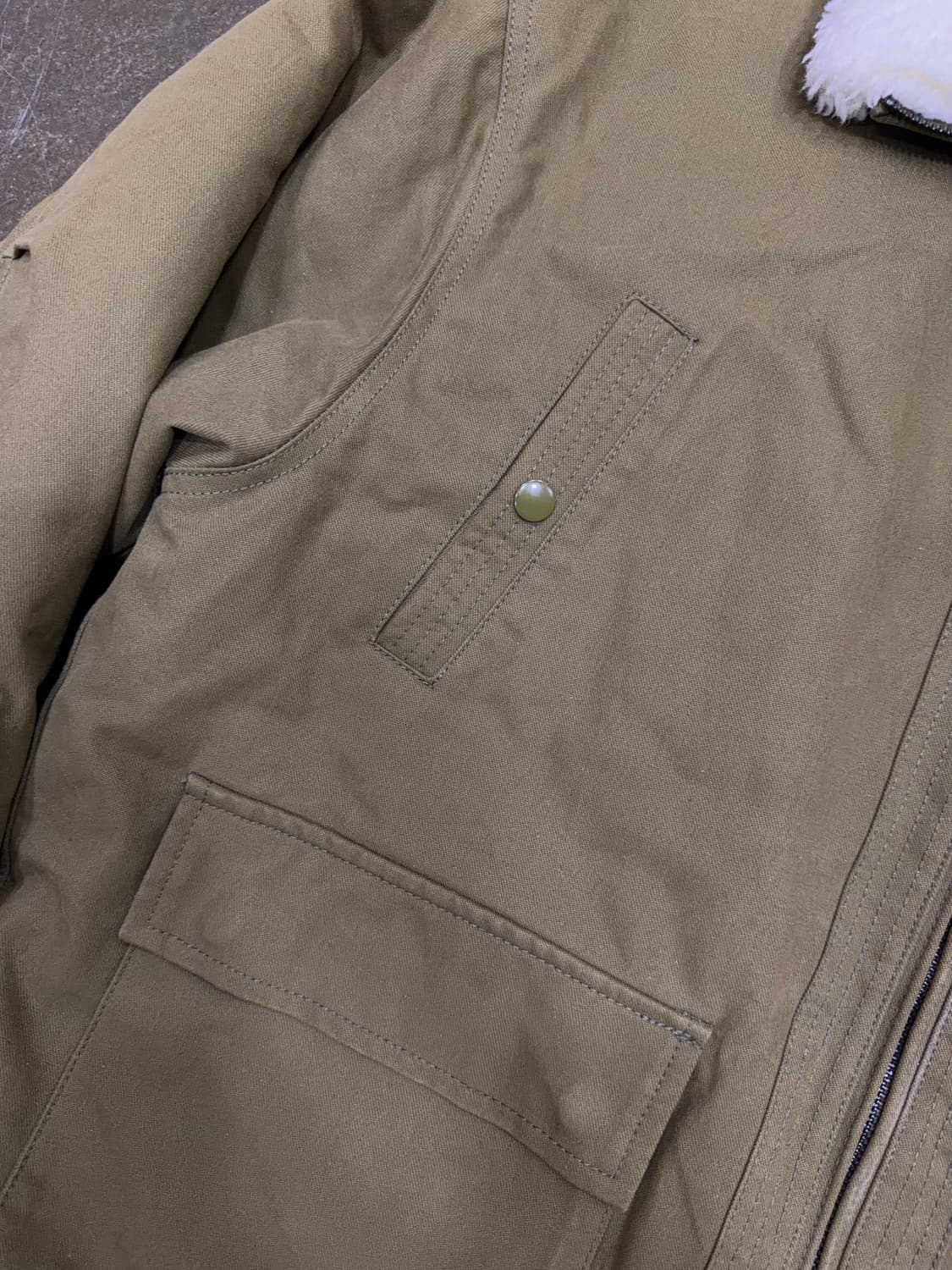 파르티멘토 3M 신슐레이트 보아 플리스 무톤 자켓 카키 M 상품이미지8