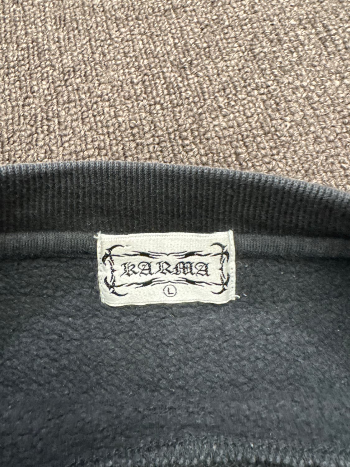 L)KARMA 빈티지 프린팅 스웻셔츠 상품이미지5