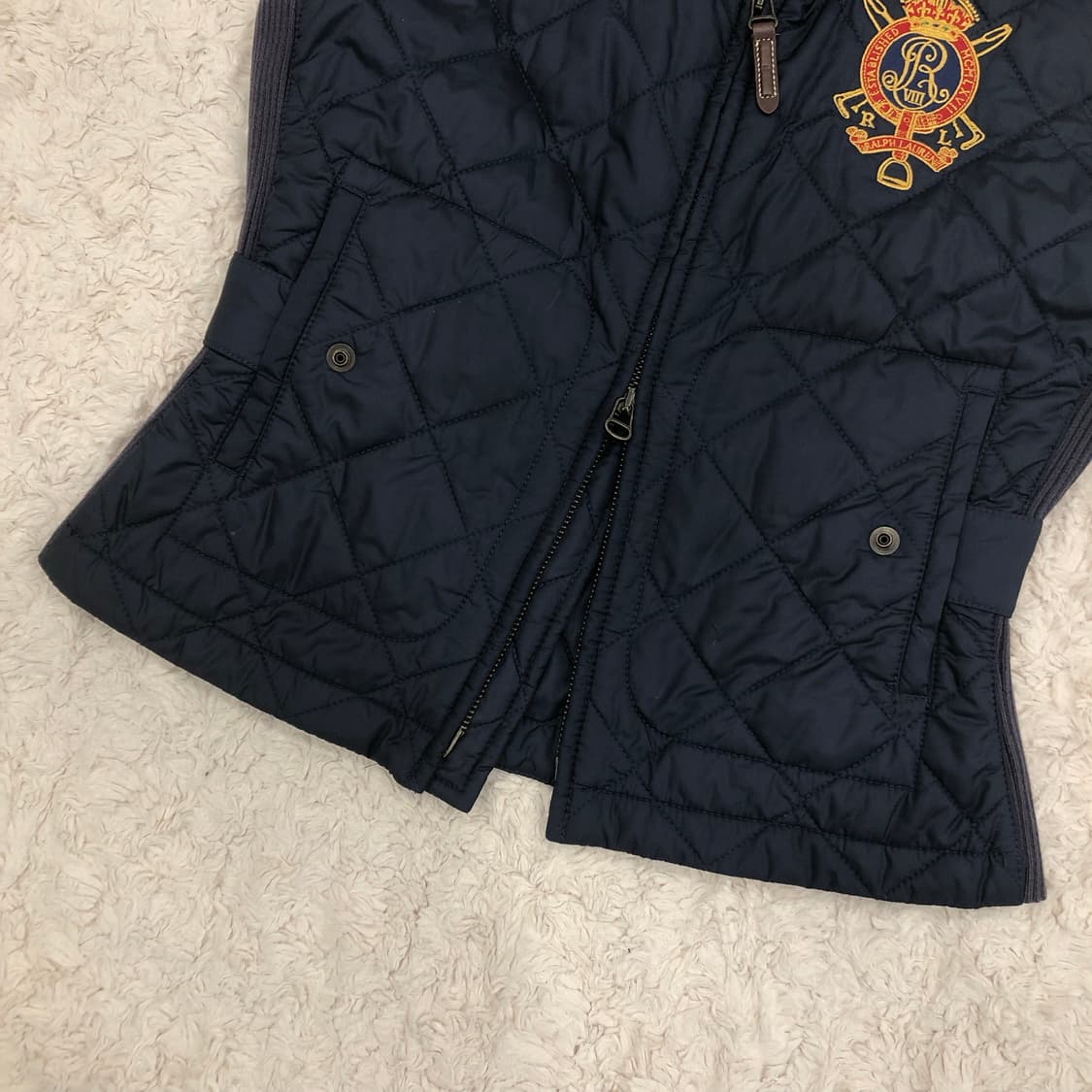 폴로 랄프로렌 네이비 퀄팅 조끼 베스트 상품이미지3