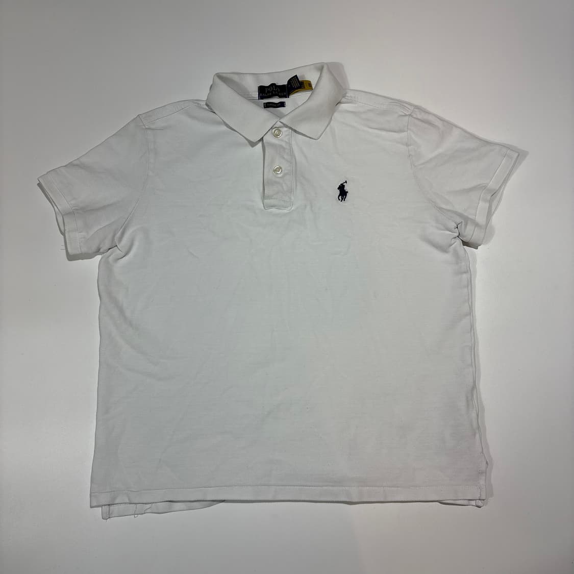 폴로랄프로렌 화이트 반팔 카라티 상품이미지1