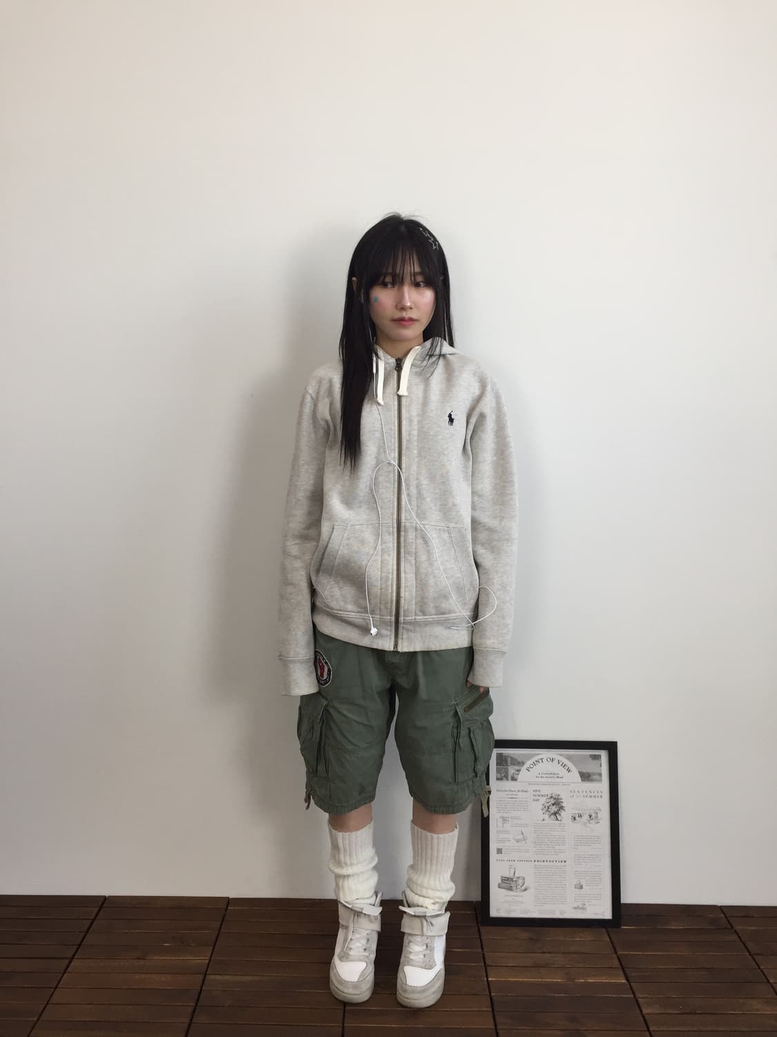 Polo Ralph Lauren Gray Zip Hoodie 상품이미지1