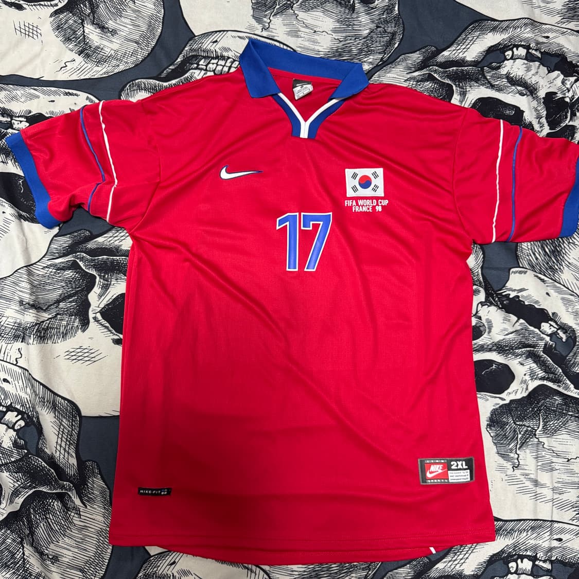나이키 98 월드컵 대한민국 유니폼 하석주 마킹 2XL사이즈  상품이미지1