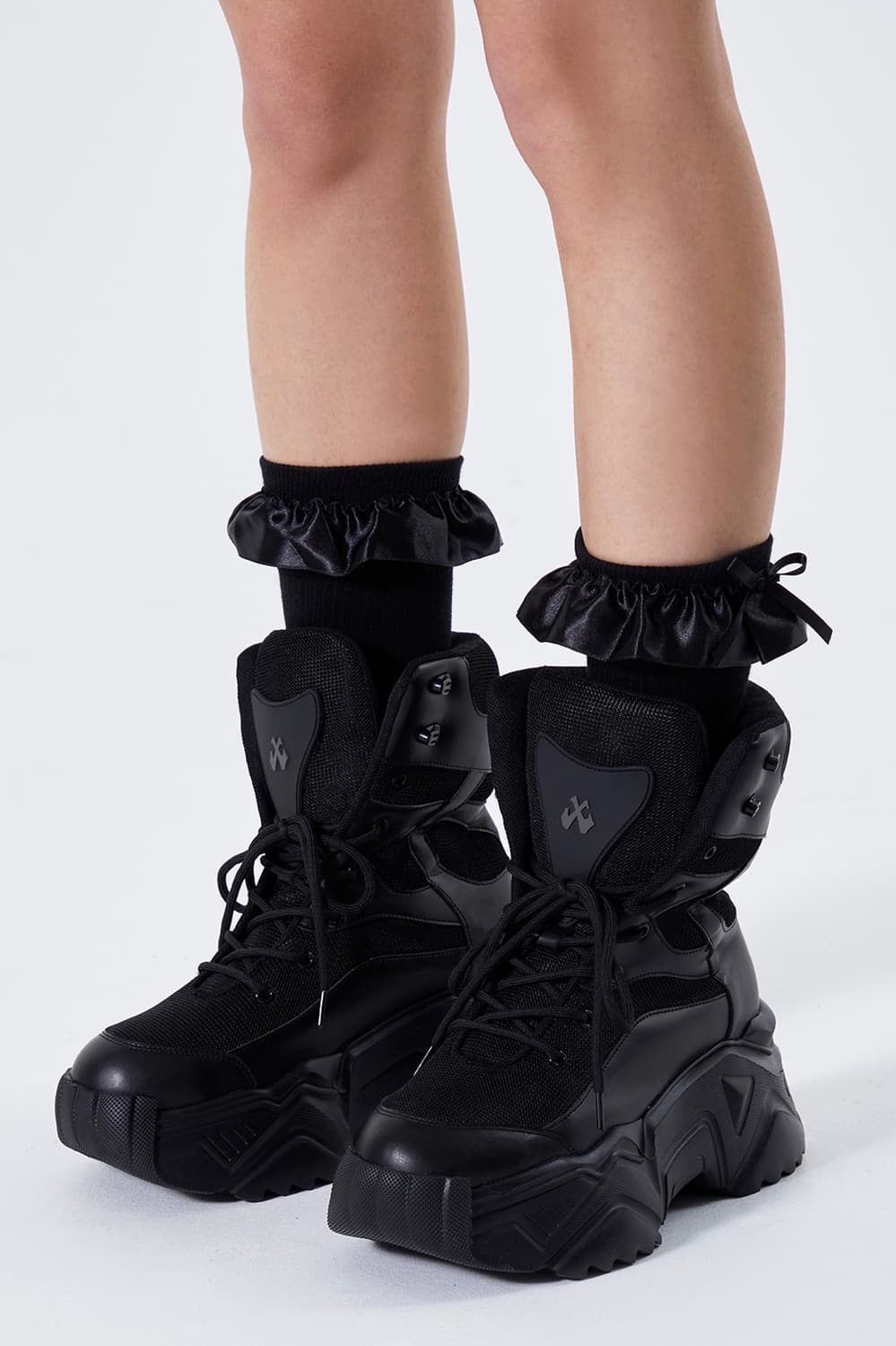 yeel PLATFORM BOOTS SNEAKERS BLACK 상품이미지2