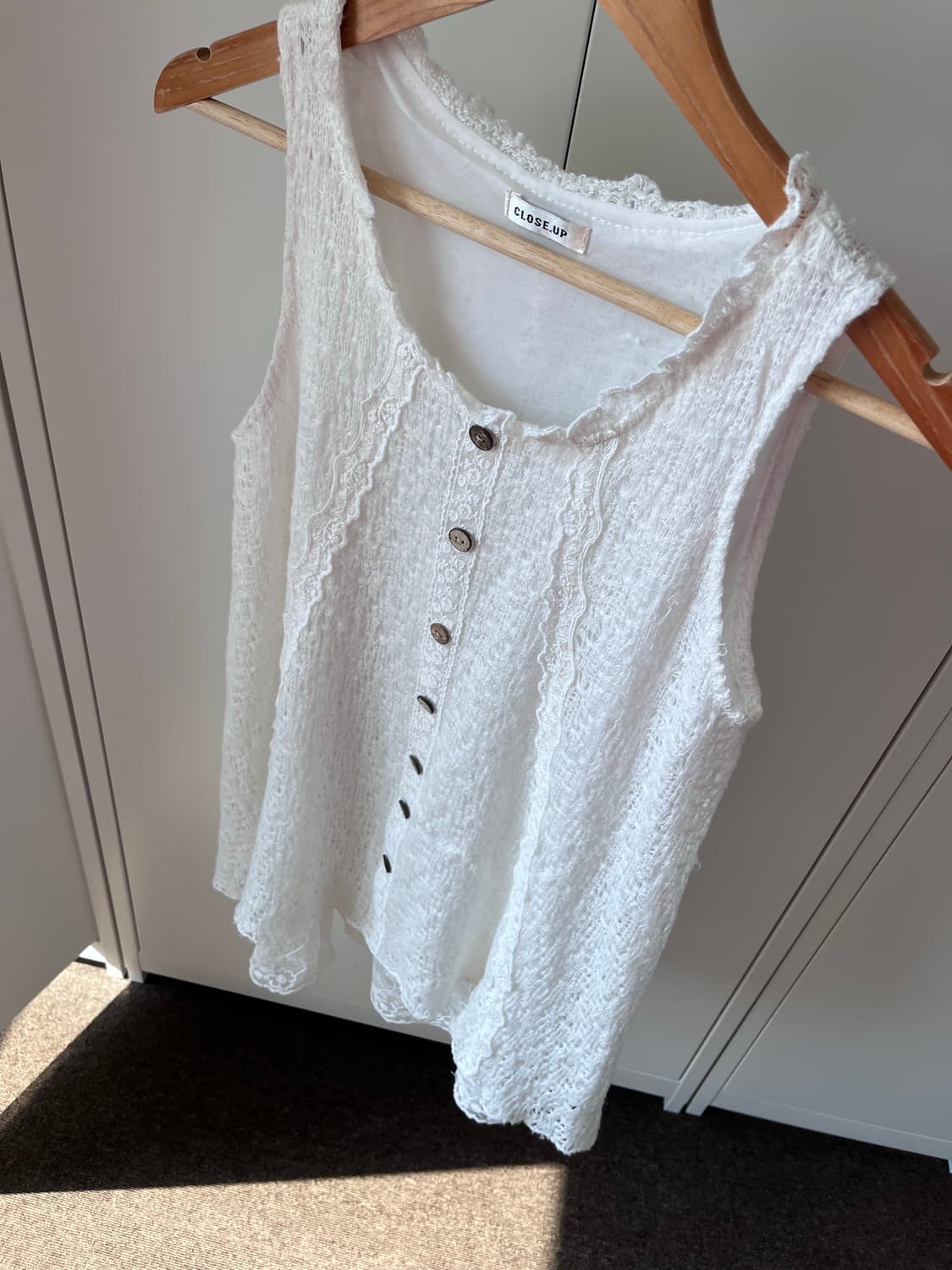 Close up 레이스 크로셰 레이어드 원피스 상품이미지10