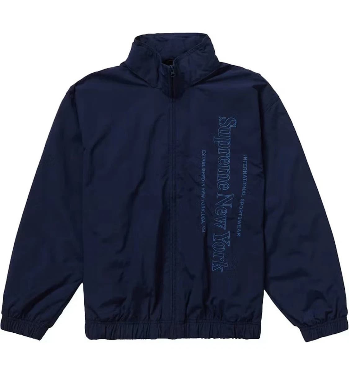 20FW 슈프림 사이드 로고 트랙 자켓 네이비 상품이미지6