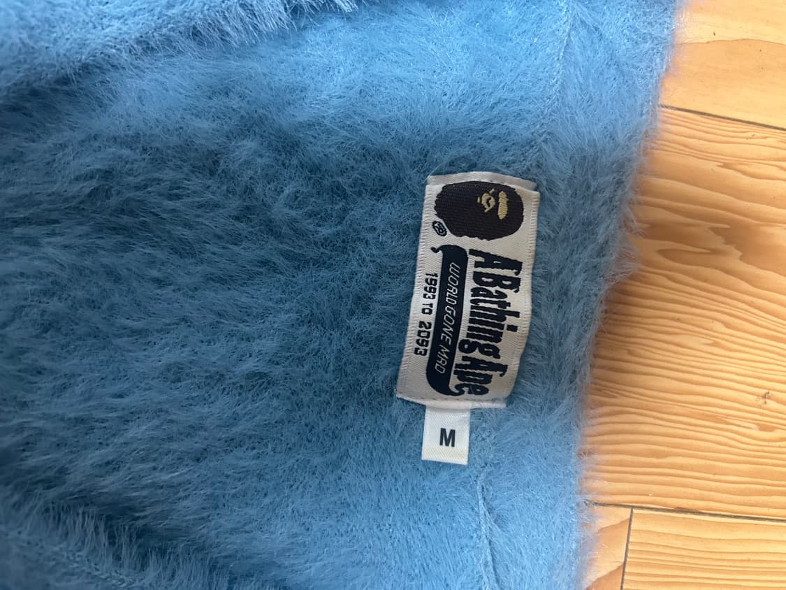 베이프 하늘색 가디건 M 상품이미지3