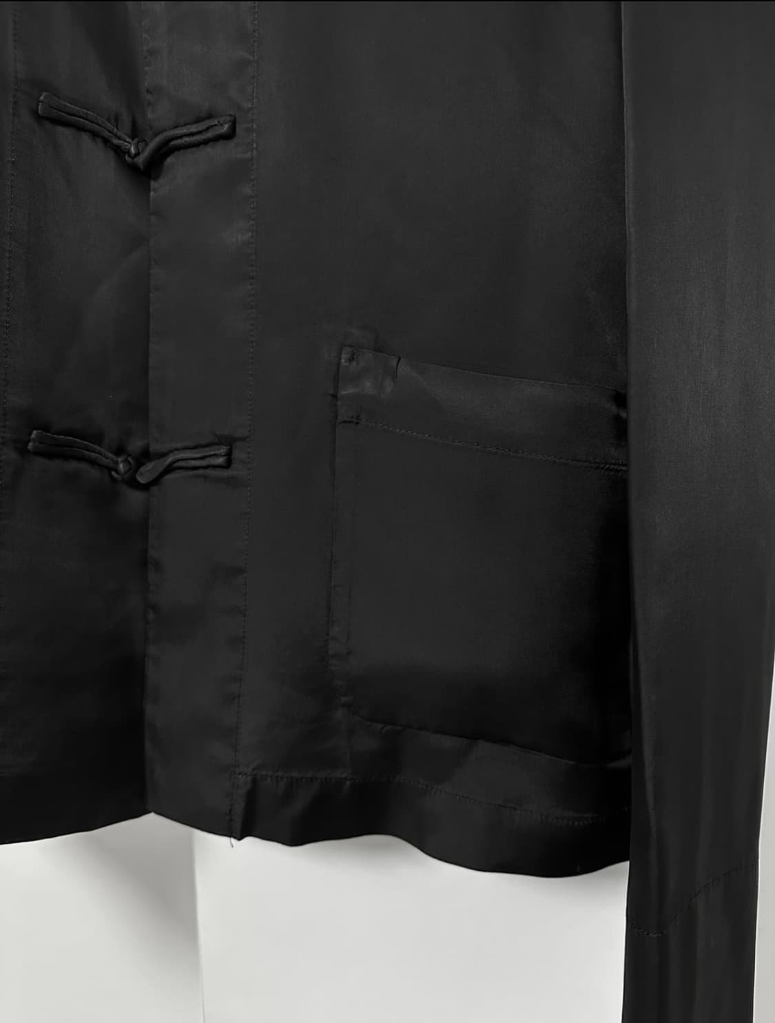 꼼데가르송 블랙 차이나 셔츠 m 상품이미지5