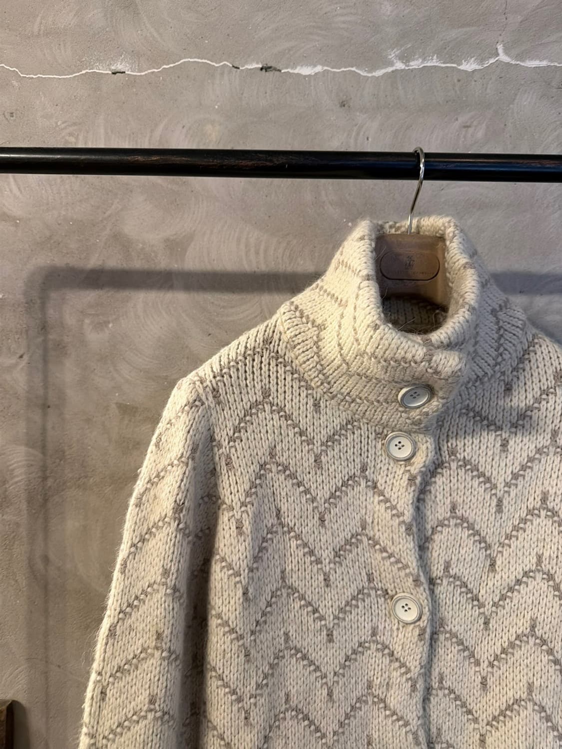 에스 기비엔 알파카 가디건 55~66 상품이미지5