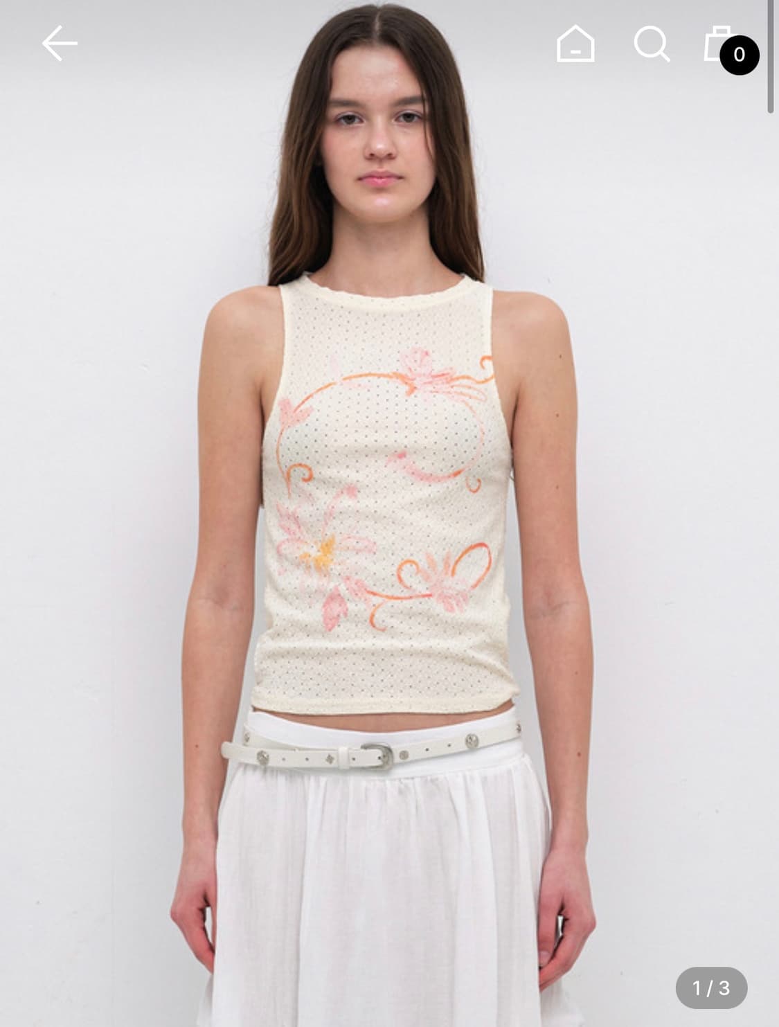 세릭 슬리브리스 cerric morning glory sleeveless 상품이미지1