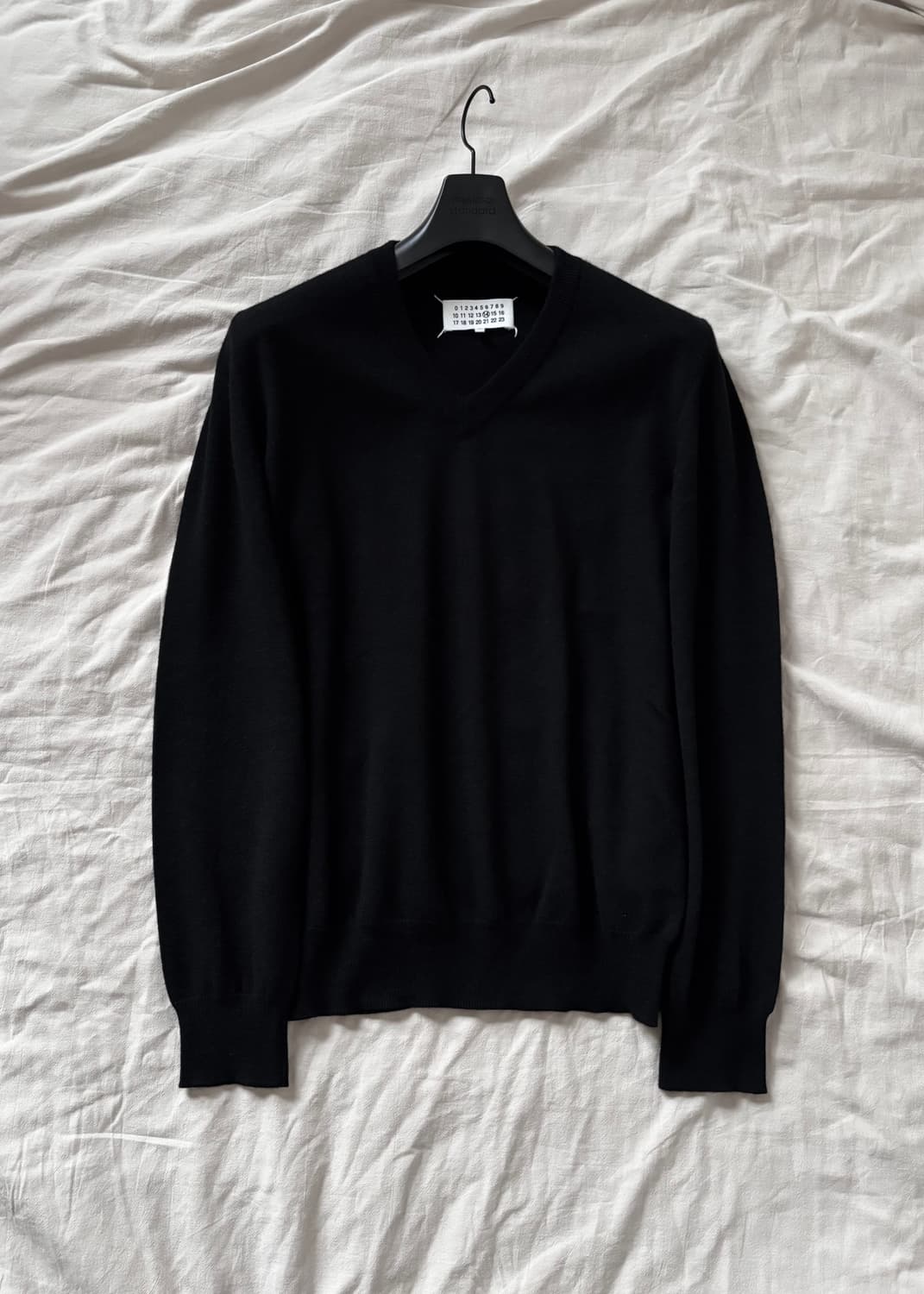 마르지엘라 램스킨 레더 엘보우 울 니트 상품이미지1