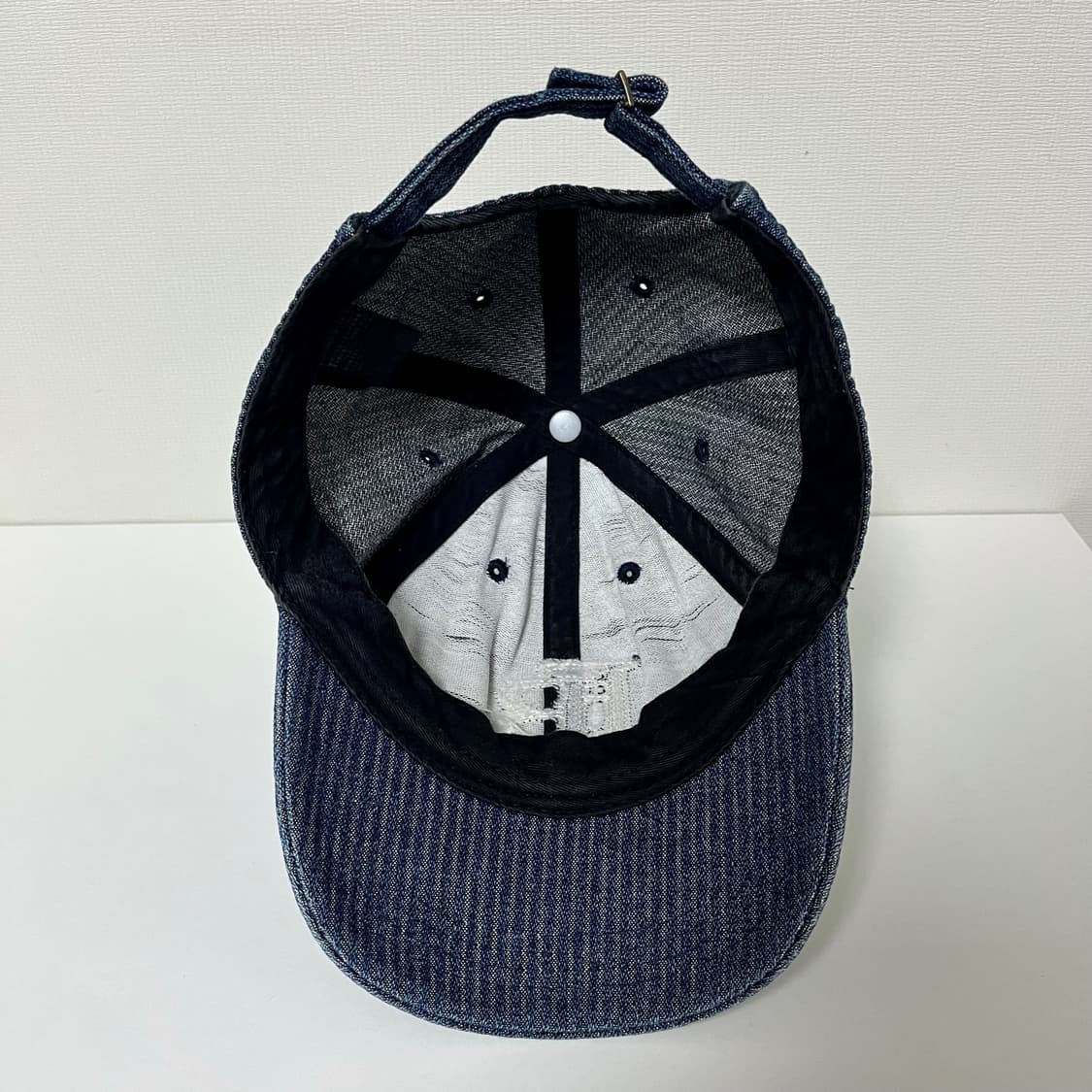 아메카지 PB stripe denim cap 상품이미지5